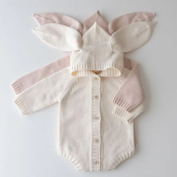 Bunny knitted romper