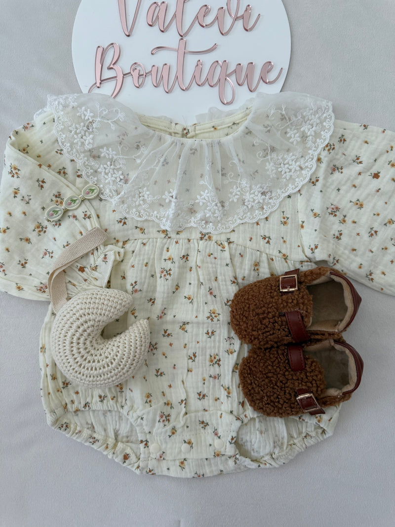 Adele muslin romper