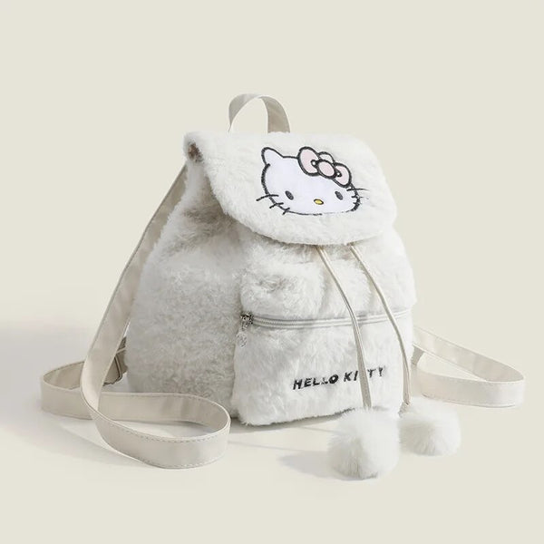 Hello kitty fluffy backpack