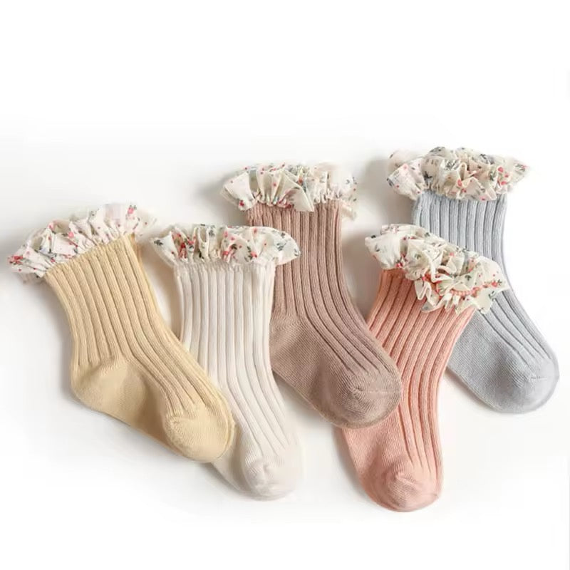 Pack of 3 floral socks