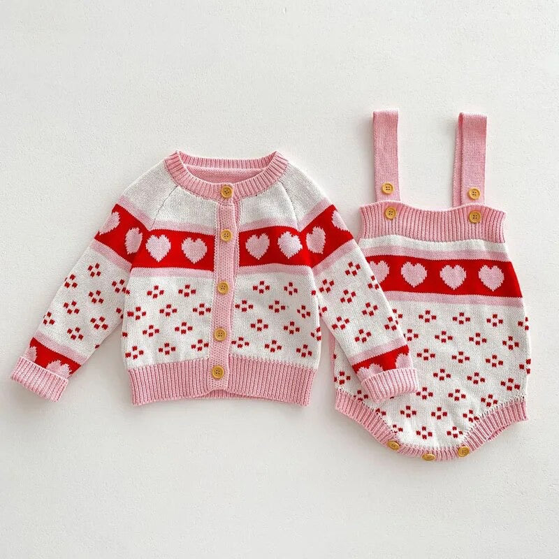 Lila knitted set