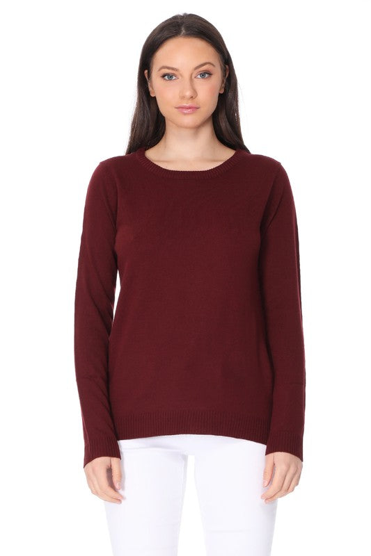 Long Sleeve Crewneck Pullover Sweater