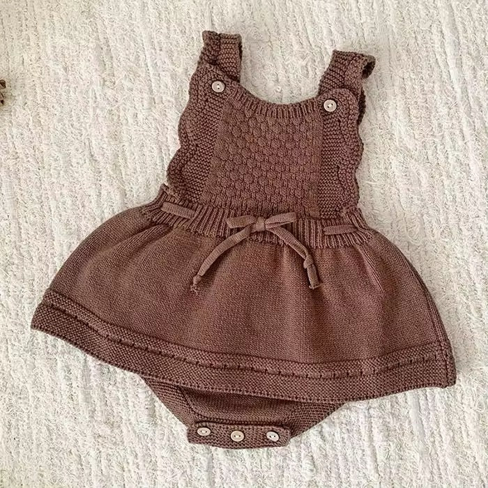 Silvia knitted romper