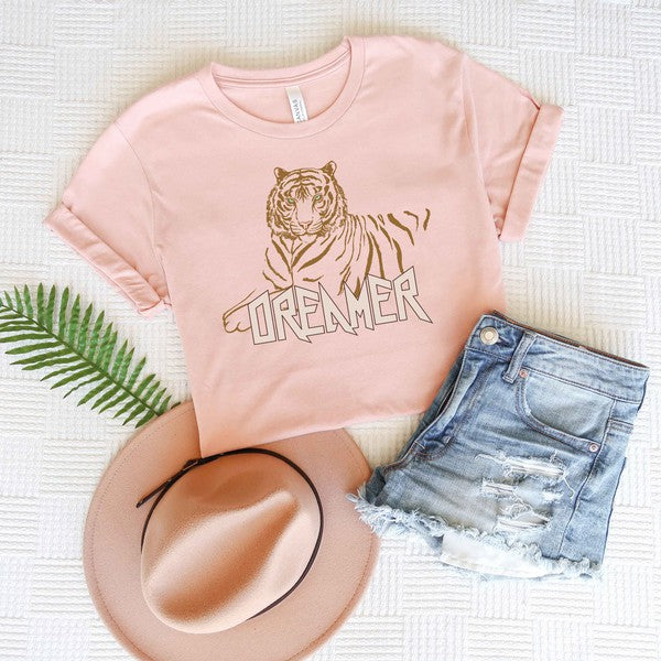 Dreamer Tiger Short Sleeve Graphic Tee