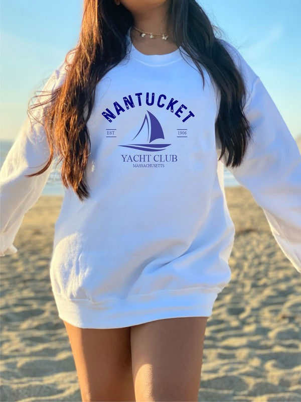 Nantucket Yacht Club CrewNeck Sweatshirt