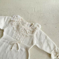 Francine knitted romper