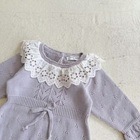 Francine knitted romper