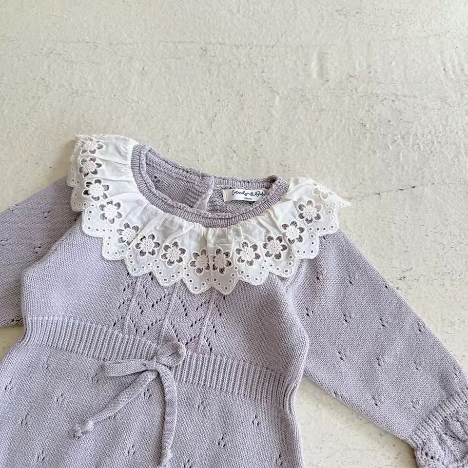 Francine knitted romper
