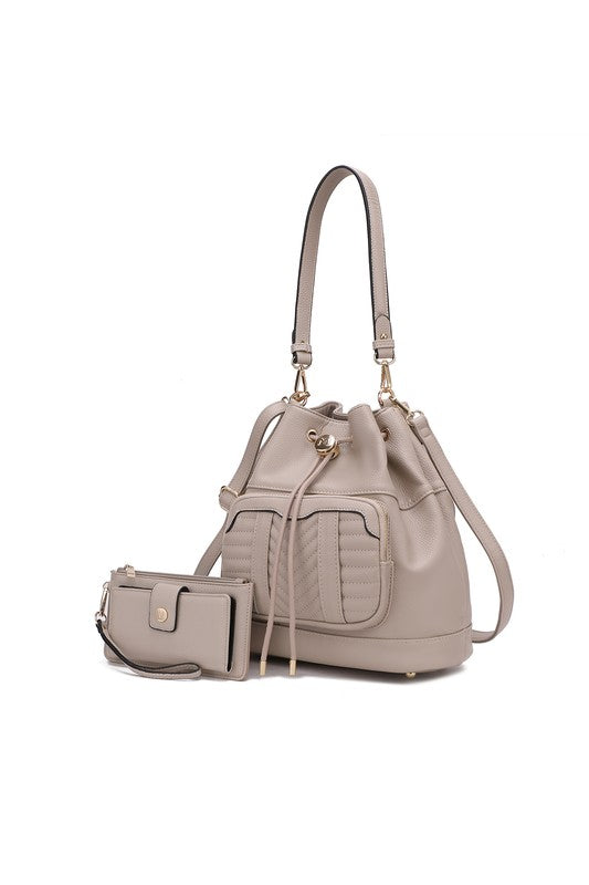 MKF Collection Ryder Shoulder Bag and Wallet Mia