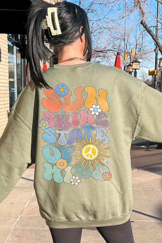 Sunshine State of Mind Graphic Fleece Sweatshirts