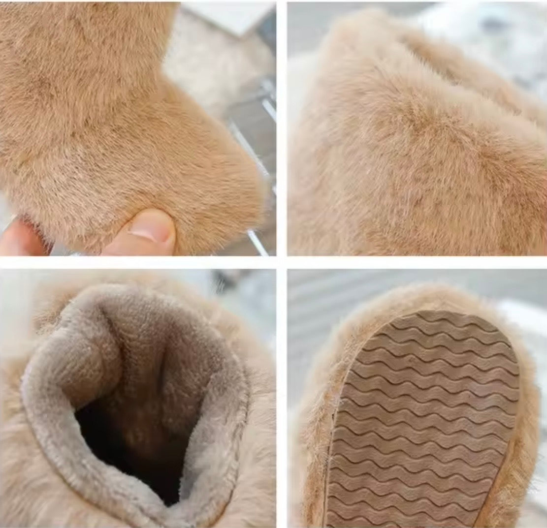 Fluffy booties