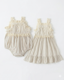 Striped romper/dress