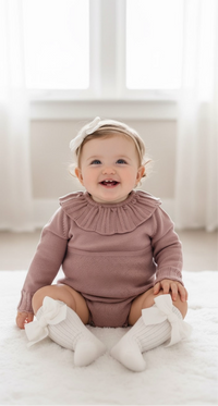 Leslie knitted romper