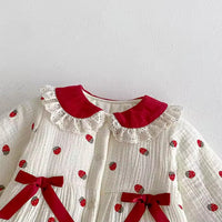 Strawberries winter jumpsuit