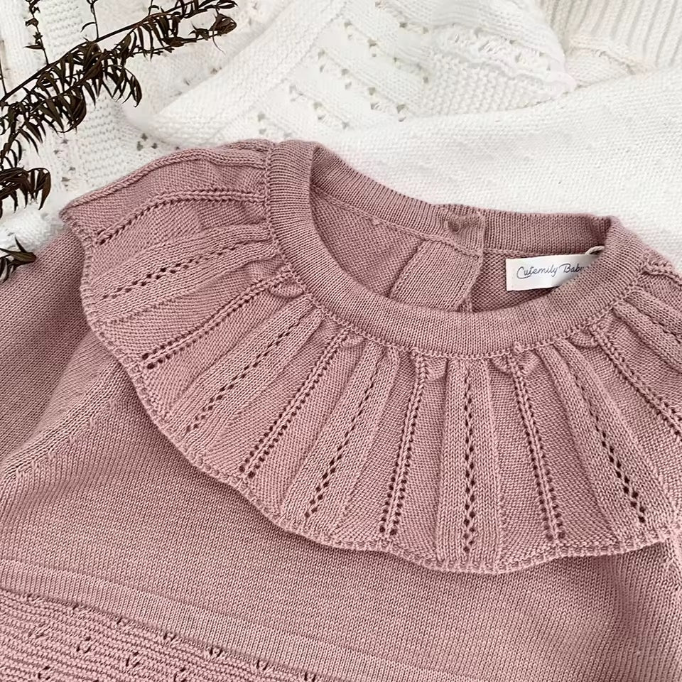 Leslie knitted romper