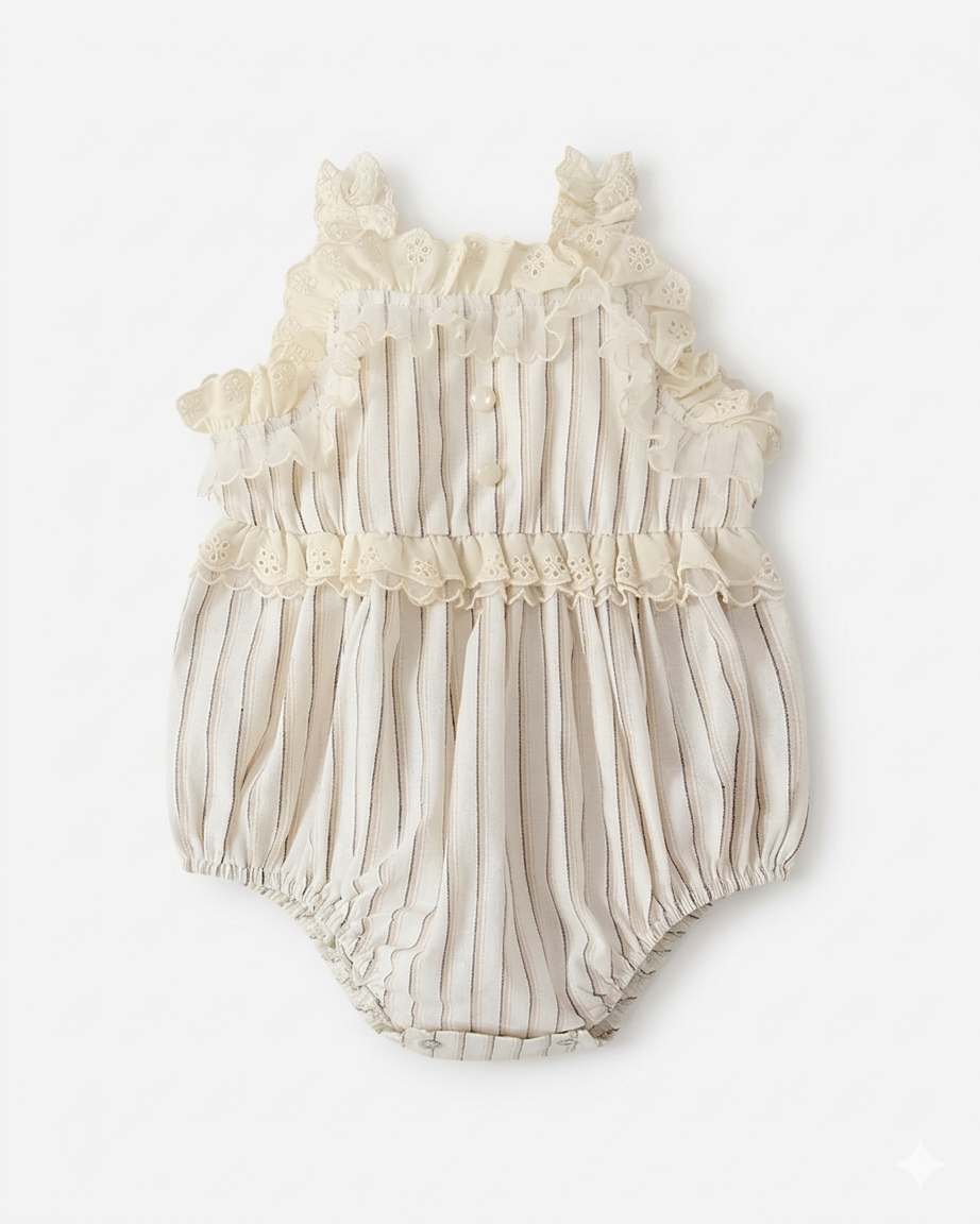 Striped romper/dress