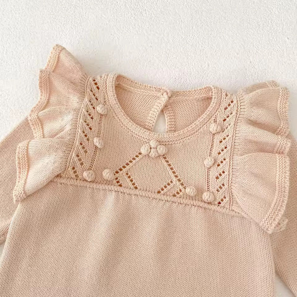 Kristin knitted romper