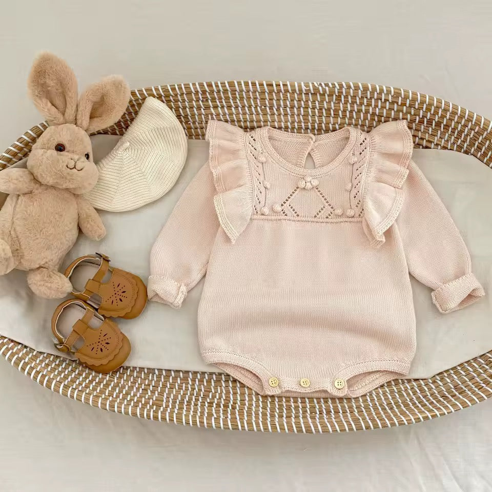 Kristin knitted romper