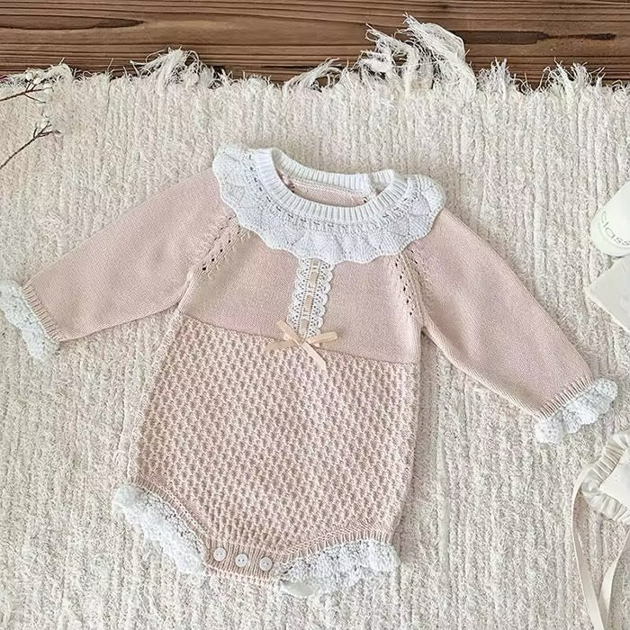 Leslie knitted romper