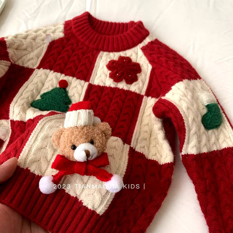 Teddy christmas sweater