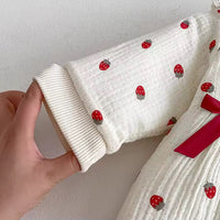 Strawberries winter jumpsuit