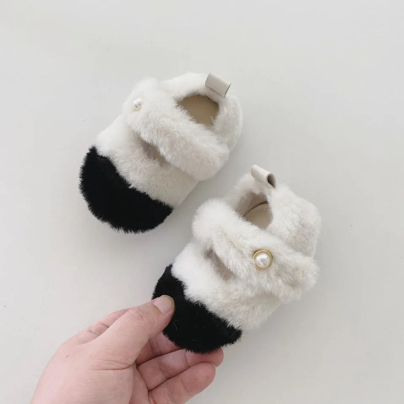 Angela faux fur shoes