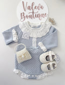 Leslie knitted romper