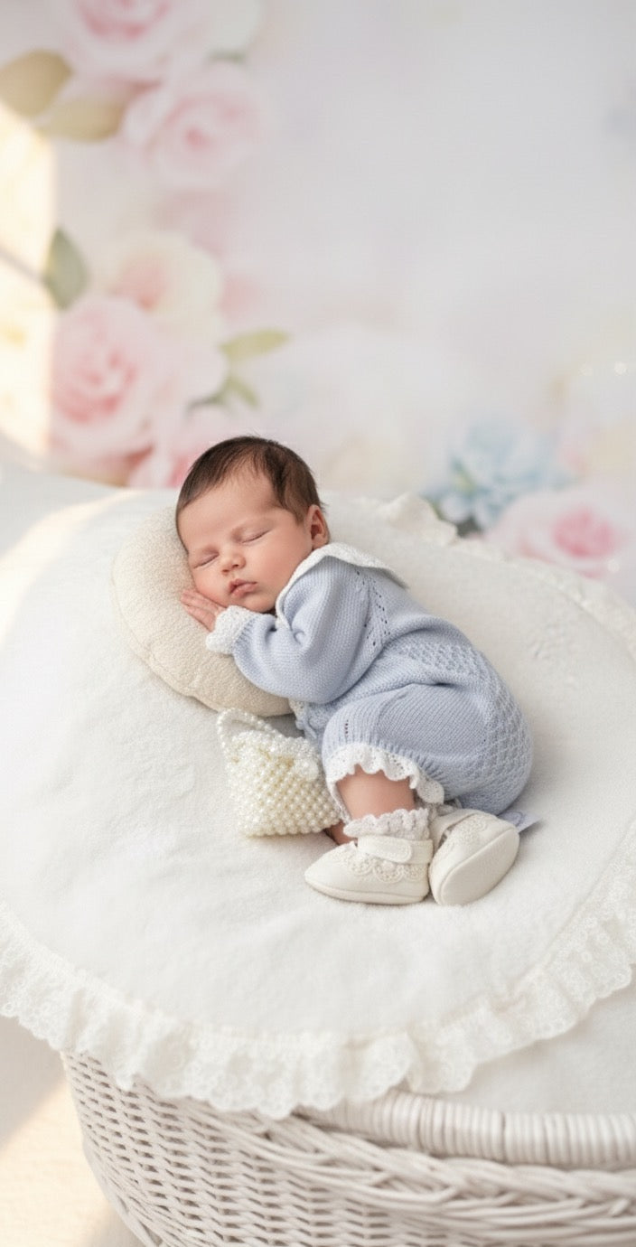 Leslie knitted romper