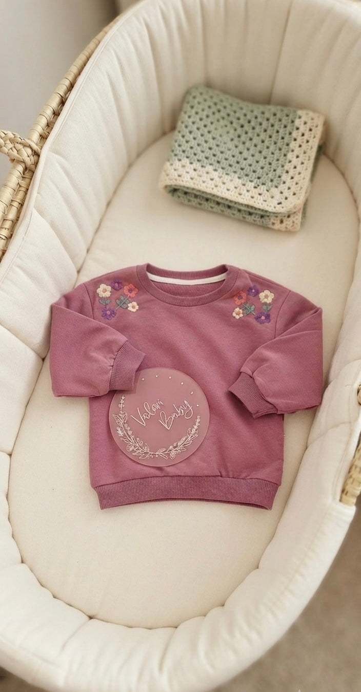 Flowers sweatshirt