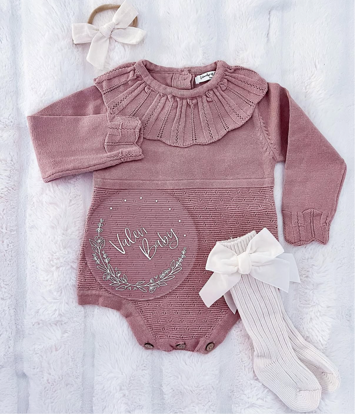 Leslie knitted romper