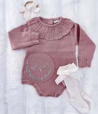 Leslie knitted romper