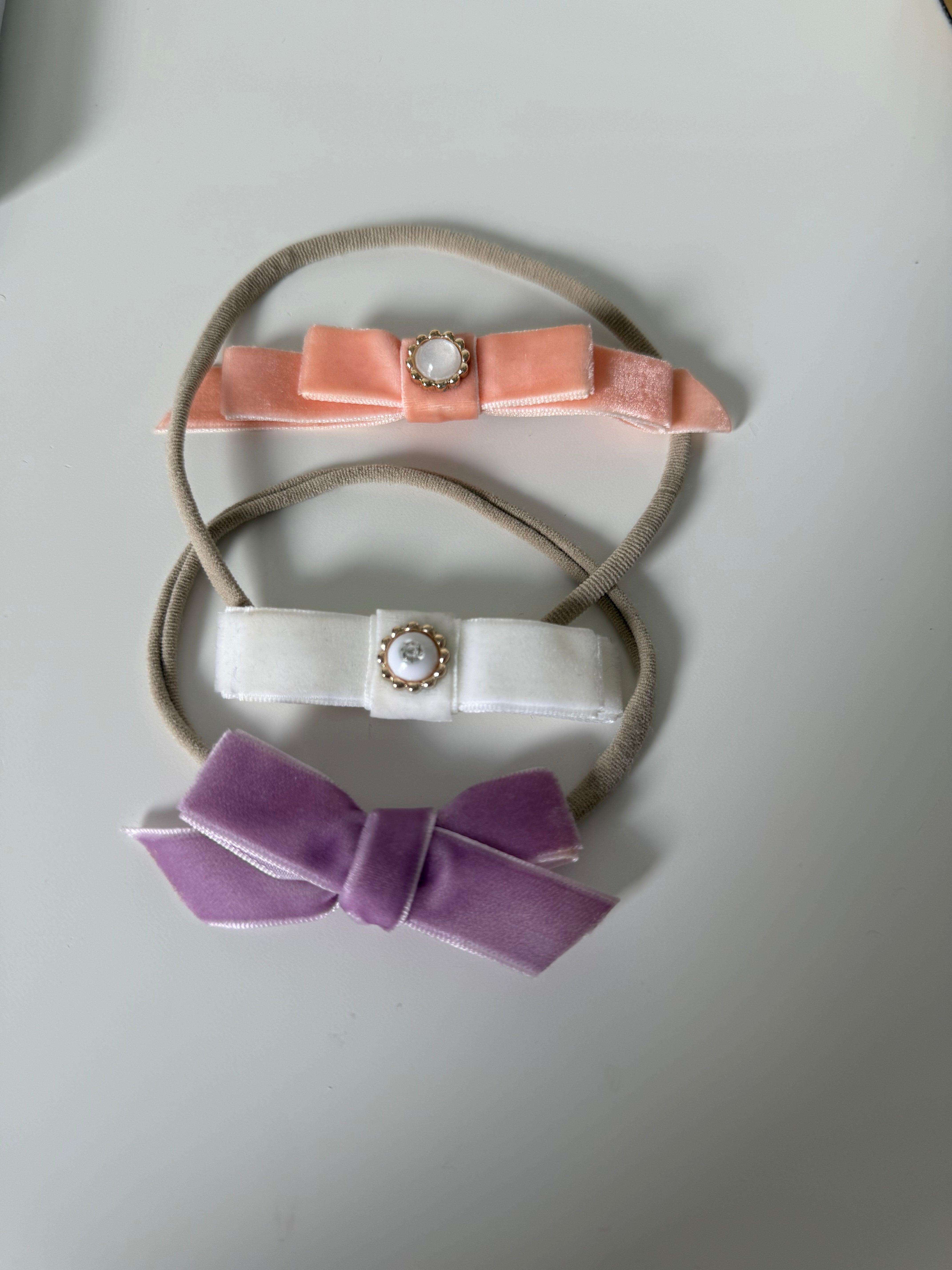 Set of 2 headbands 1 clip