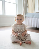 Esmeralda natural linen dress