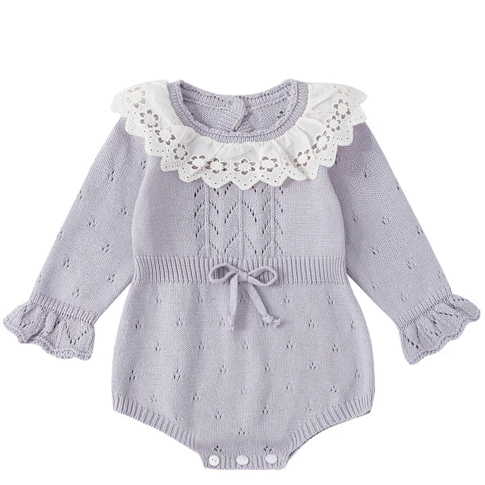 Francine knitted romper