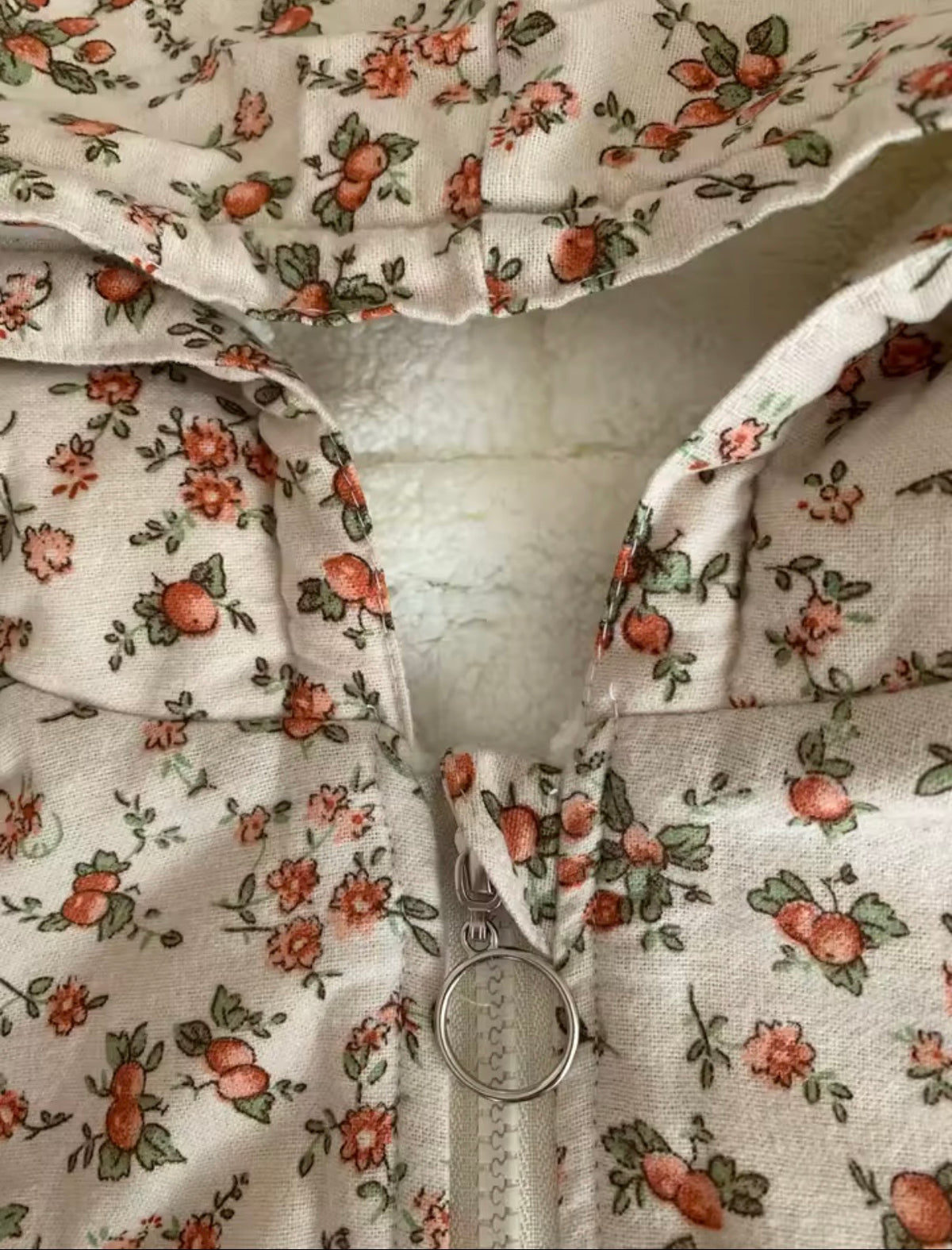 Floral winter jacket