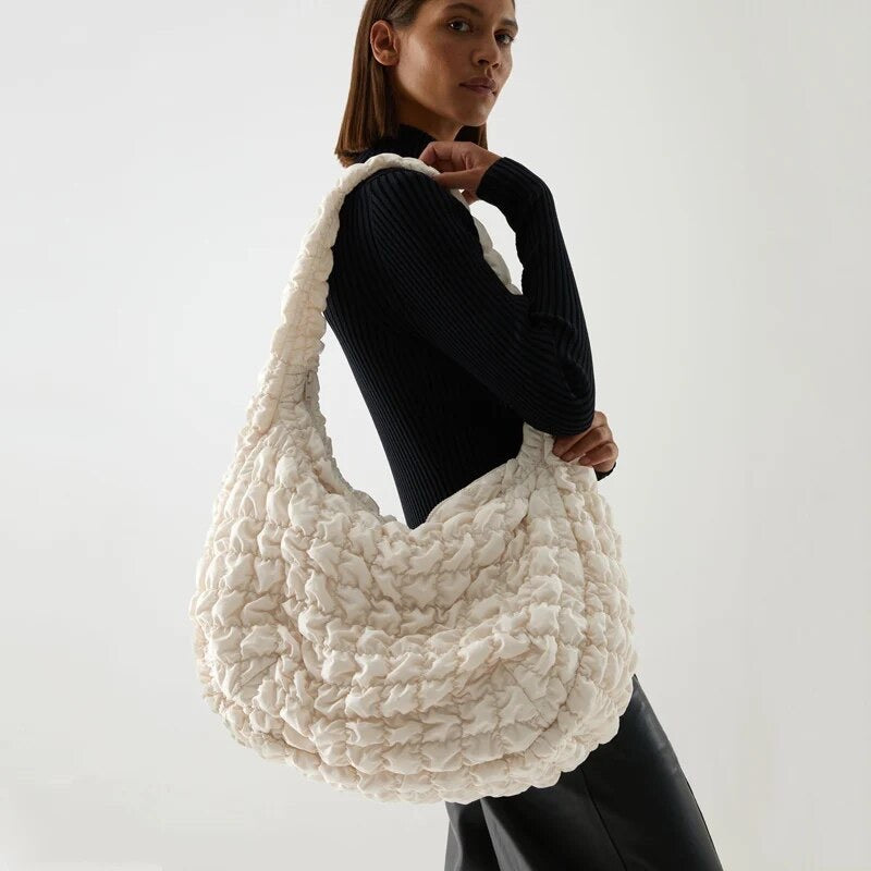 Quilted puffer bag