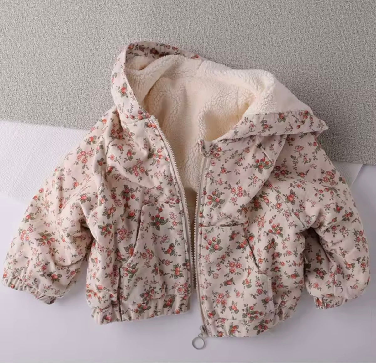Floral winter jacket