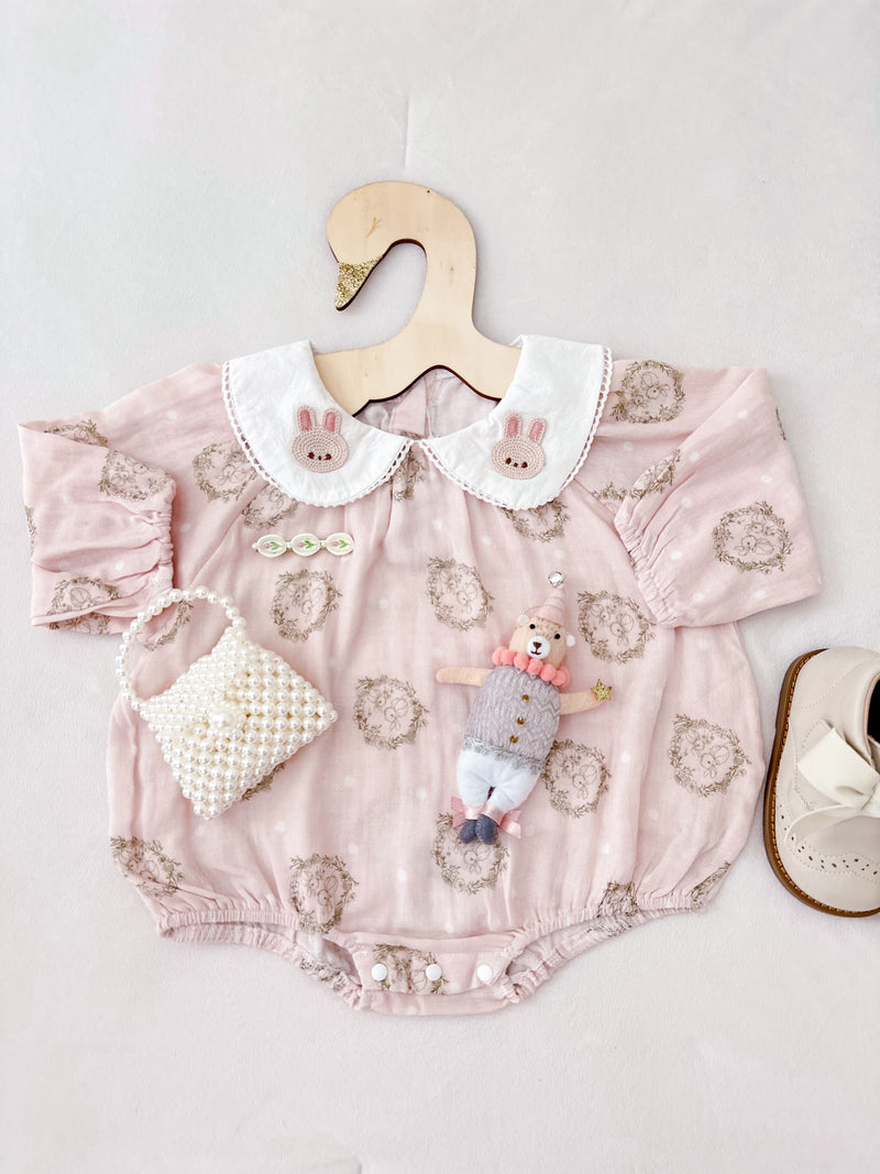 Bunny collar romper