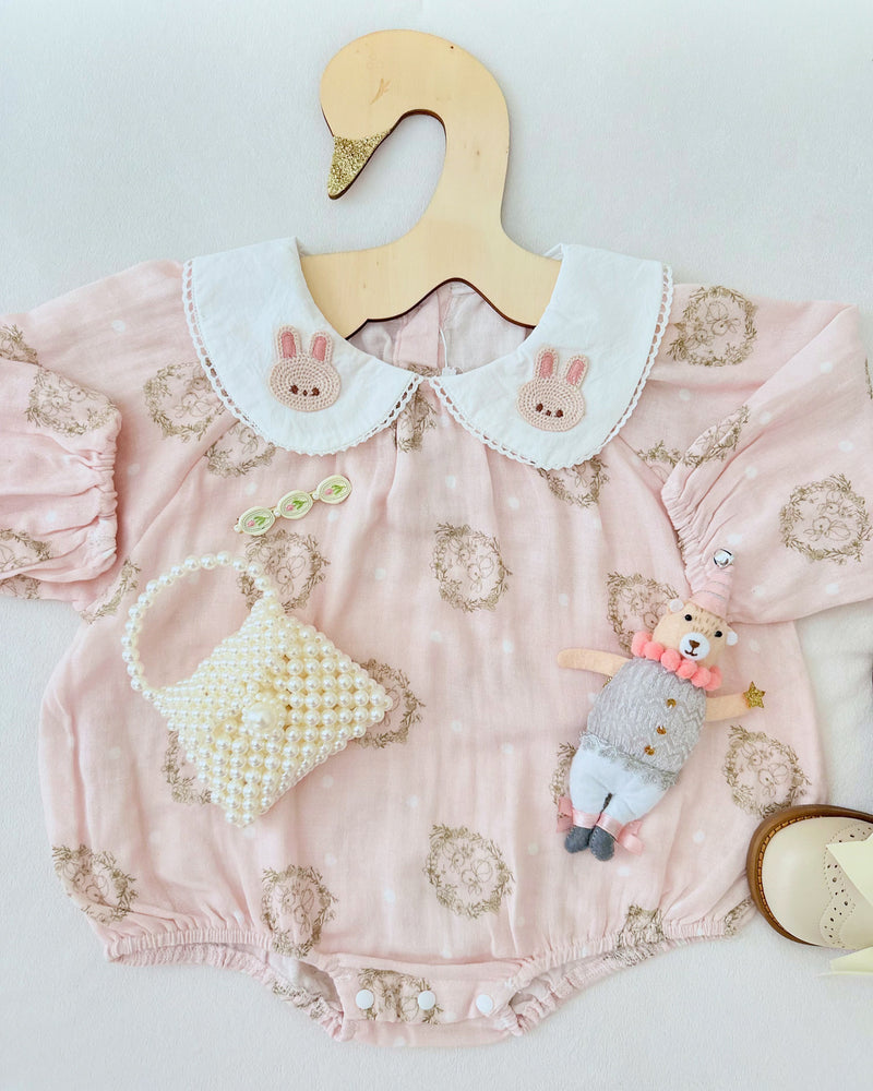 Bunny collar romper