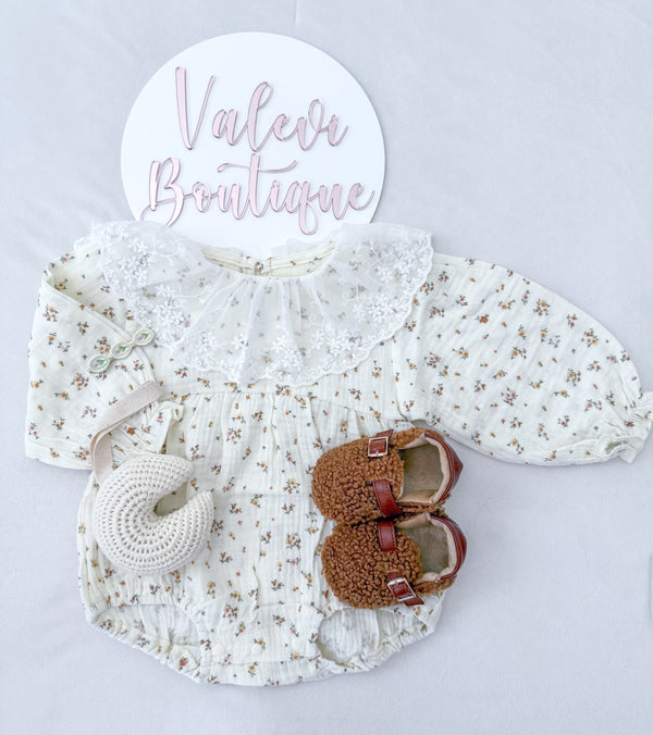 Adele muslin romper