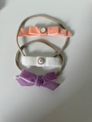 Set of 2 headbands 1 clip