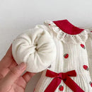 Strawberries winter jumpsuit