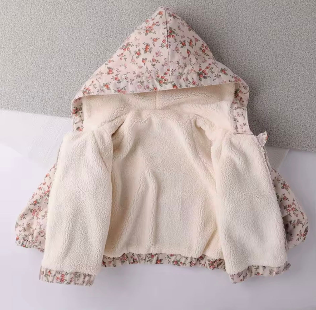 Floral winter jacket