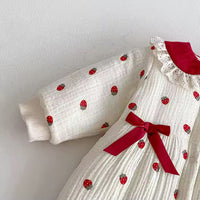 Strawberries winter jumpsuit