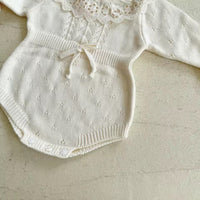 Francine knitted romper