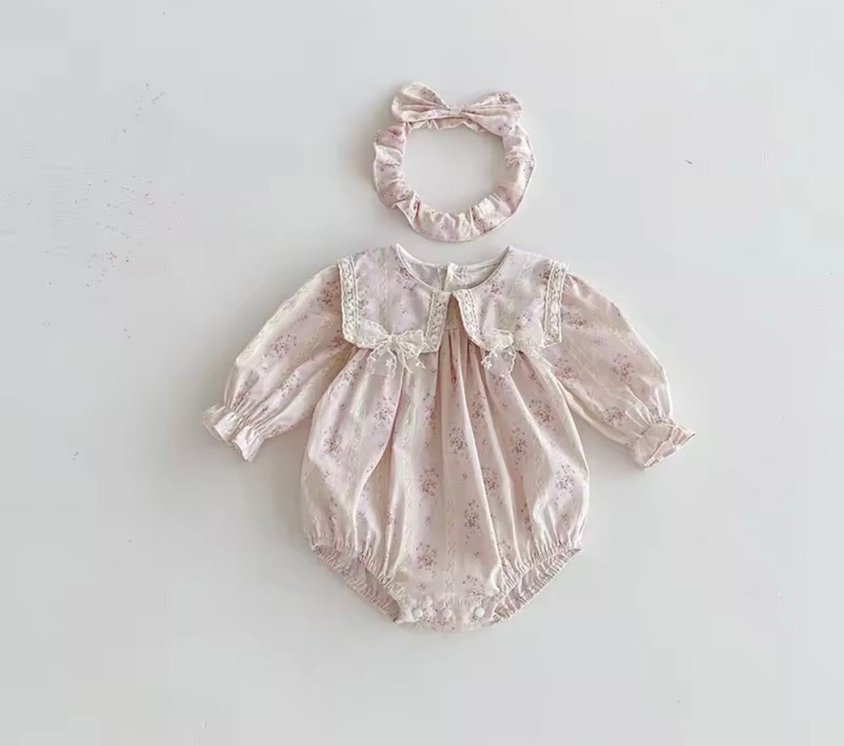 Rosie long sleeve romper/dress