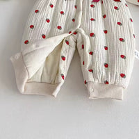 Strawberries winter jumpsuit