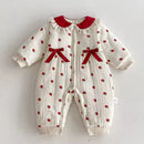 Strawberries winter jumpsuit