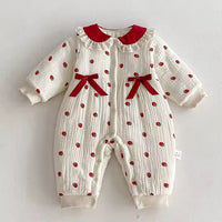 Strawberries winter jumpsuit