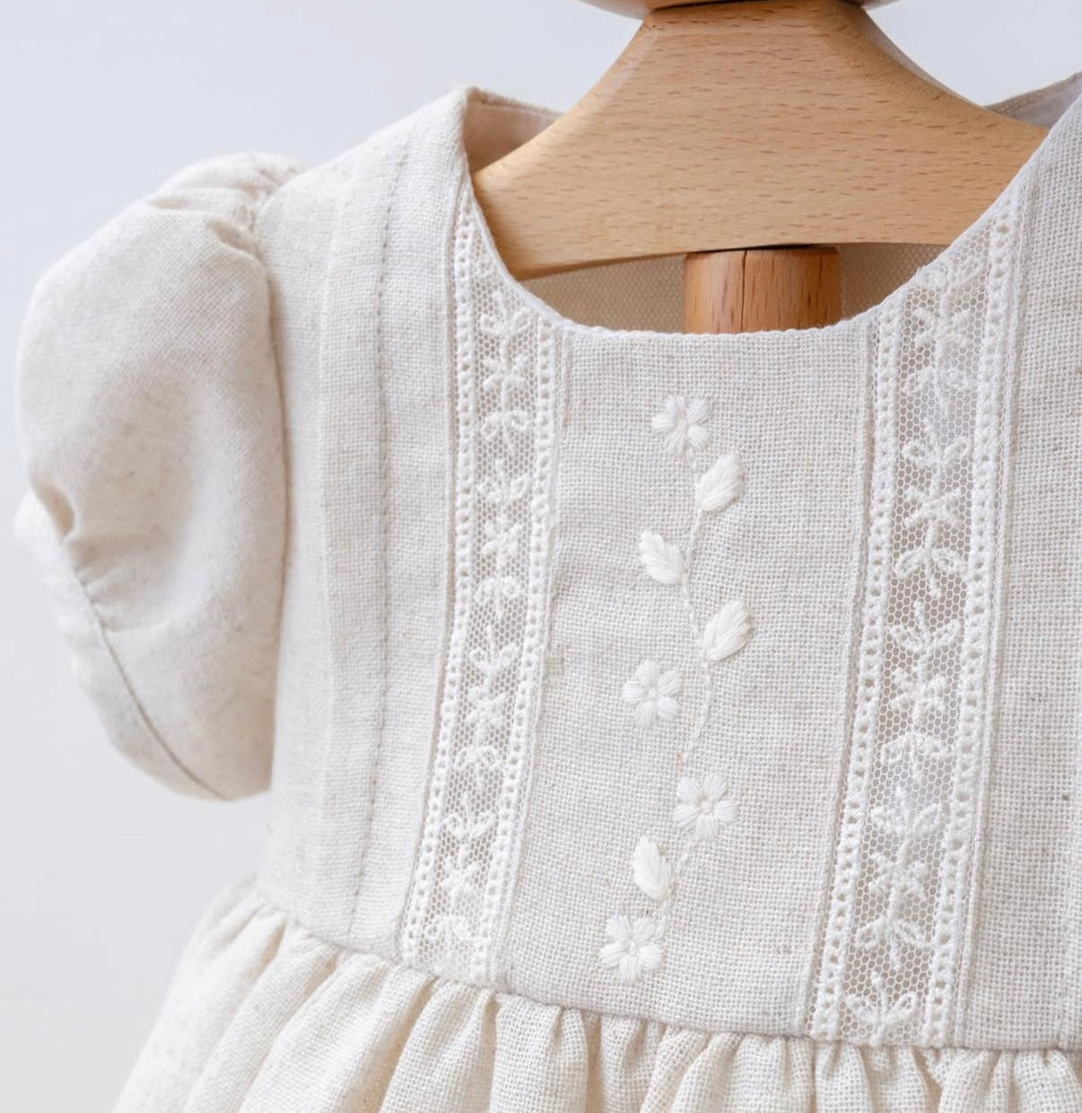 linen baby dress Linen Romper